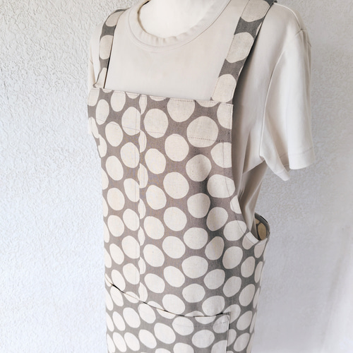 【 モダンなエプロン 】handmade●M~L●カラフルどっと モダンなエプロン 】handmade○M~L○カラフルどっと