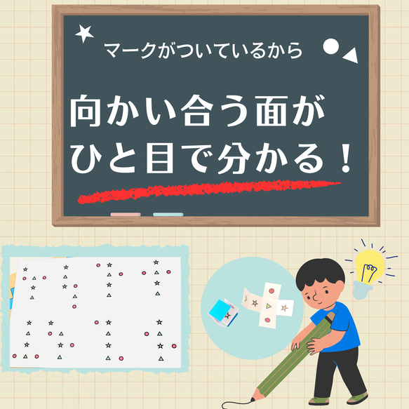 立方体１１種 立体展開図模型 中学受験 知育玩具 小学生 中学生 算数セット 算数教材 数学 モンテッソーリ教育 4枚目の画像