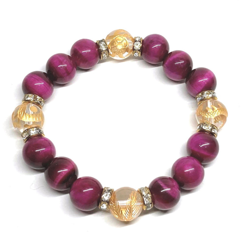 ✨お金を背負った✧貔貅✧獅子像✧タイガーアイのブレスレット 財運のシンボル「貔貅」があなたの運勢を導く！高級感あふれる