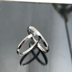 【結婚指輪SOLIS】AEGIS アイギス　2本セット価格　PT950-PT900鍛造指輪 8枚目の画像