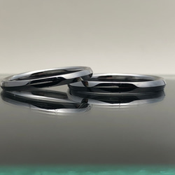【結婚指輪SOLIS】AEGIS アイギス　2本セット価格　PT950-PT900鍛造指輪 3枚目の画像