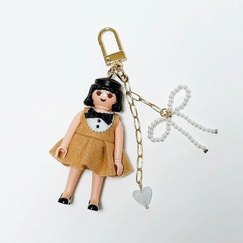 大小 プレイモービル キーホルダー