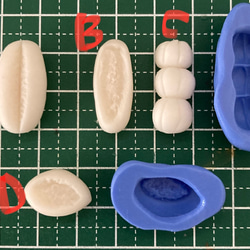 ミニチュアパン　フード　サンドイッチ　粘土　型　シリコンモールド　 1枚目の画像