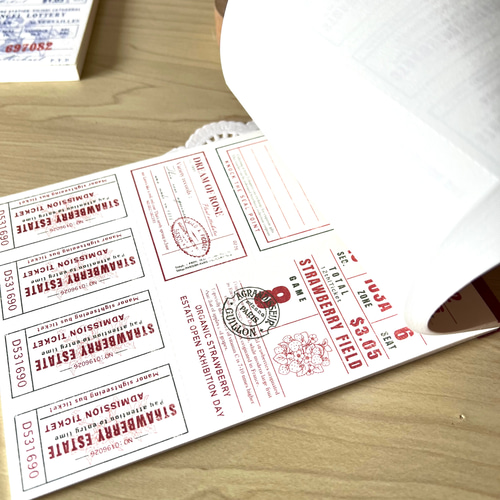 147　小冊子ヴィンテージチケット　8冊　匿名配送 147 小冊子ヴィンテージチケット 8冊 匿名配送 147 小冊子