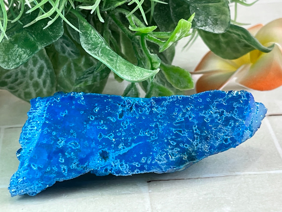 七色の夢✨　ブルー　オーラ水晶　クリスタル　クラスター　原石 6枚目の画像