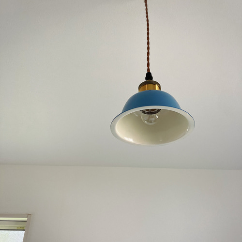 ブルー ホワイト 北欧カフェ風ペンダントライトモダン オシャレ照明