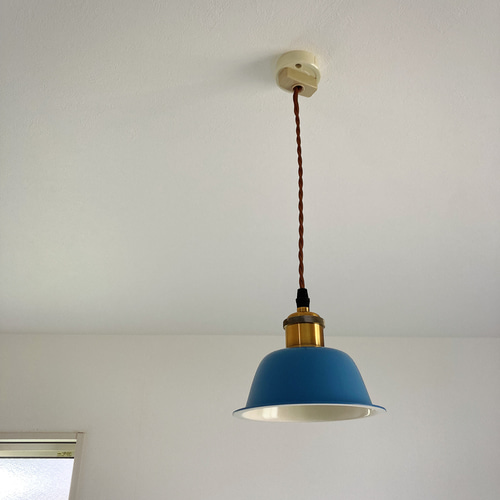 ブルー ホワイト 北欧カフェ風ペンダントライトモダン オシャレ照明