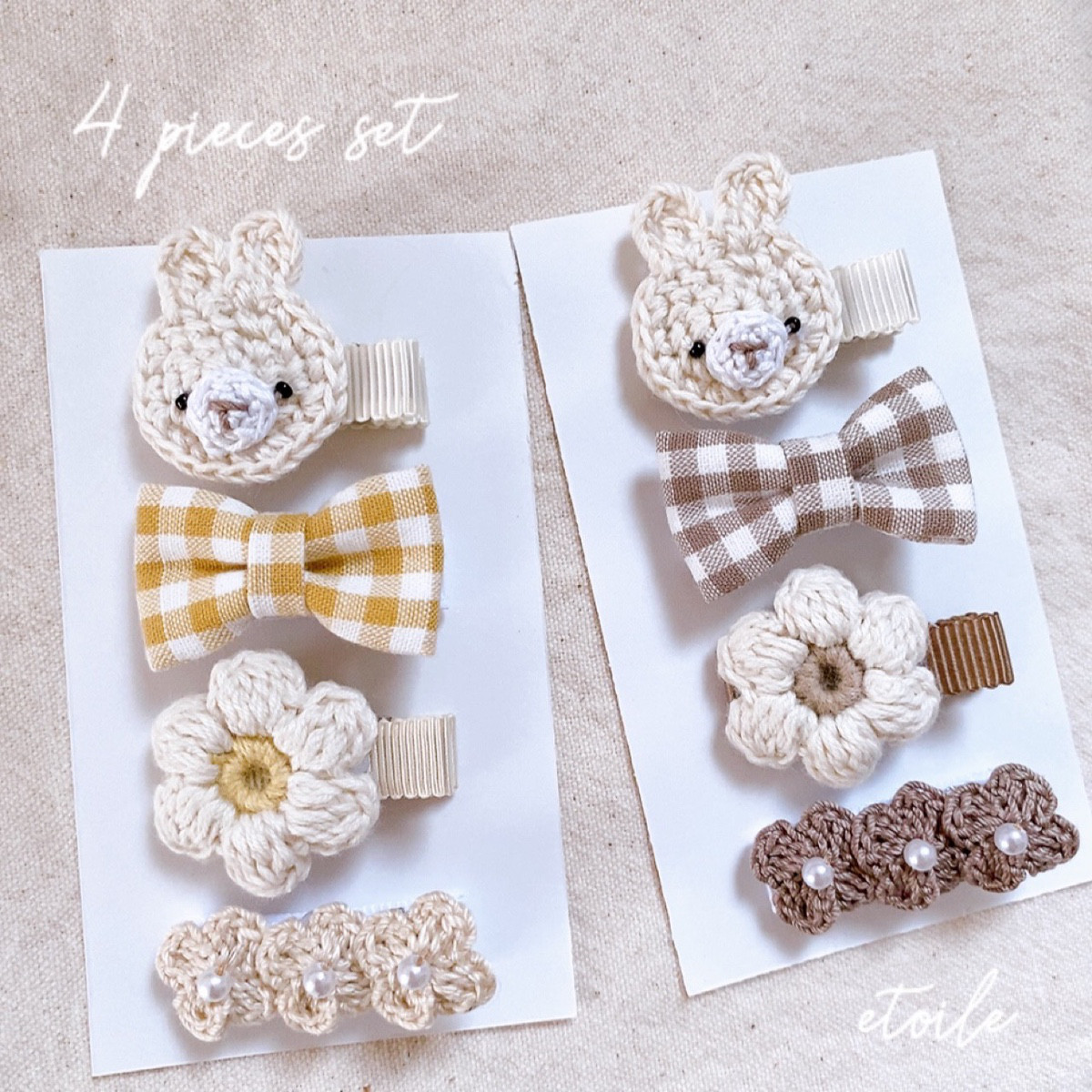 304 ハンドメイド ややこしかっ ベビーキッズ ヘアクリップ ヘアピン