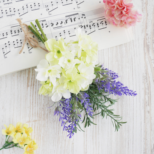 紫陽花とユーカリのグリーンスワッグ | le petit bonheur