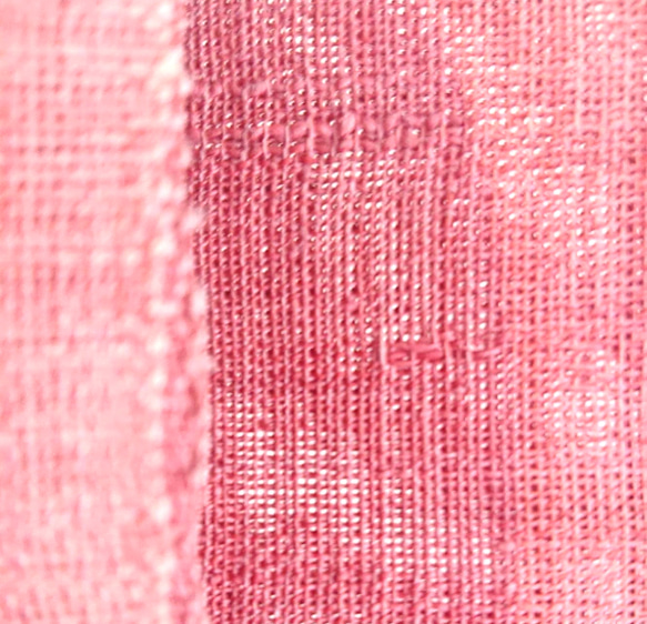 夏帯 くすみピンクに山菜 銀座 作り帯付け帯 胴巻き～100cm 5枚目の画像