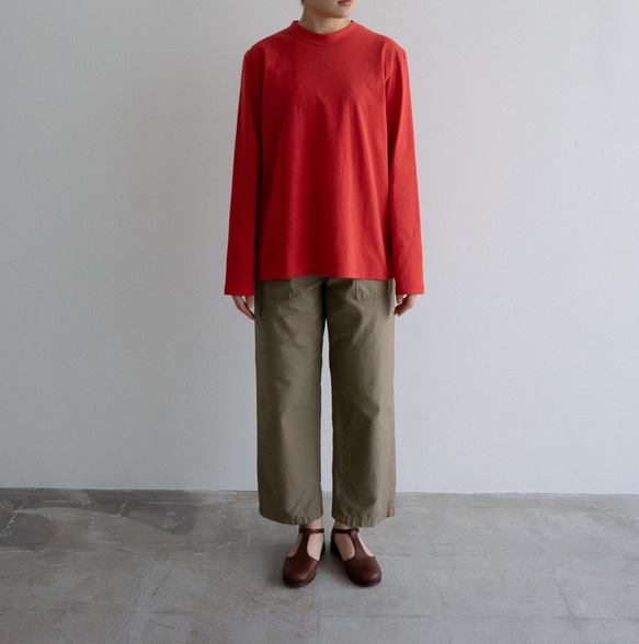 ドライタッチコットンカットソー/pomperian red/size2 1枚目の画像