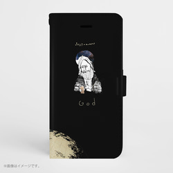 Original手帳型iPhoneケース「GOD」 1枚目の画像