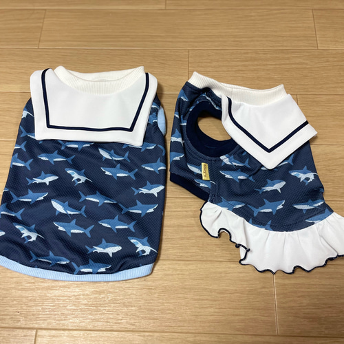 オーダーメイド犬服。夏用、接触冷感生地。オーダーお受け致します。 MANDARINE BROTHERS 犬 服 接触冷感 インセクトシールドスキン