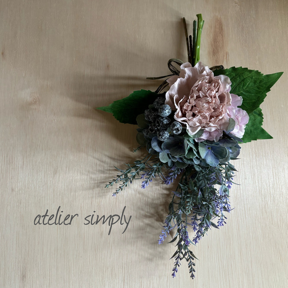 造花 フェイクフラワー アーティフィシャルフラワースワッグ 花束