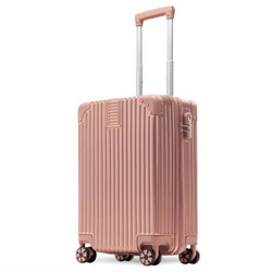 スーツケース キャリーバッグ キャリーケース ピンク 旅行バッグ トロリー ダイヤル錠 旅行 at-0067 1枚目の画像
