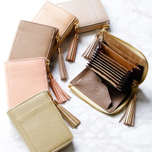 #Lモデル★くすみカラー【SATTO L】小さいのにお札が折れない！Lファス型最小に挑むミニ財布 1枚目の画像