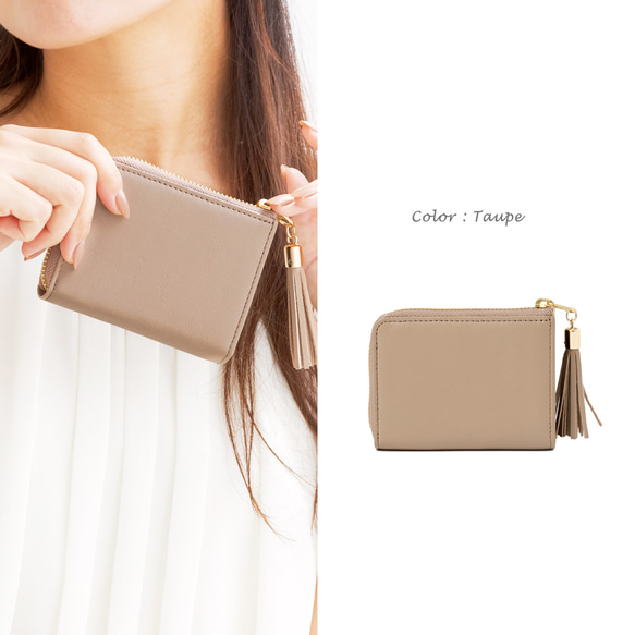 #Lモデル★くすみカラー【SATTO L】小さいのにお札が折れない！Lファス型最小に挑むミニ財布 15枚目の画像