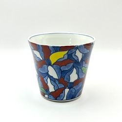 【京焼・清水焼】マグノリアのフリーカップ～着彩木蓮シリーズ 2枚目の画像