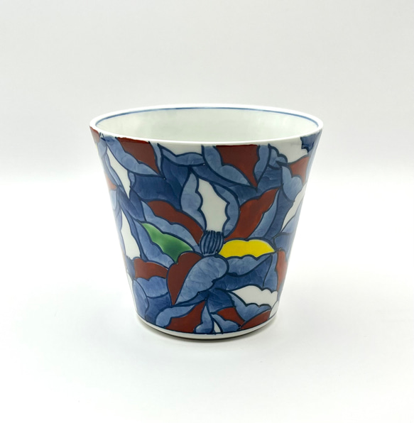 【京焼・清水焼】マグノリアのフリーカップ～着彩木蓮シリーズ 4枚目の画像