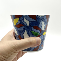 【京焼・清水焼】マグノリアのフリーカップ～着彩木蓮シリーズ 1枚目の画像