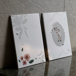 【客製化禮物】客製化結婚書約(含書約夾)  婚禮小物似顏繪 - 結婚書約 第10張的照片