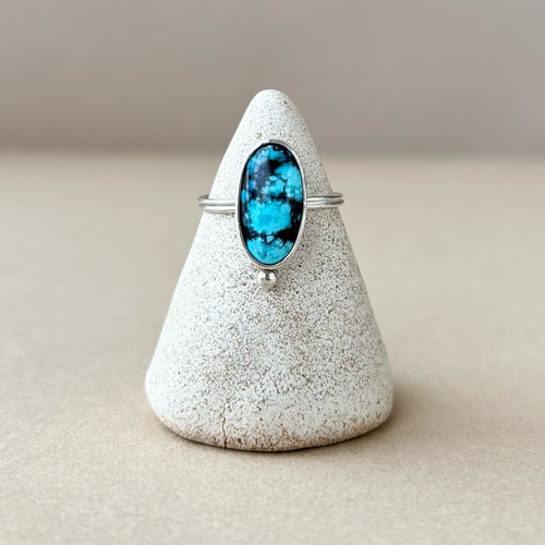 0.04カラット ダイヤモンド ターコイズシルバー925リング 13号 ターコイズ 大人リング 13号 silver925 sterlingsilver 指輪