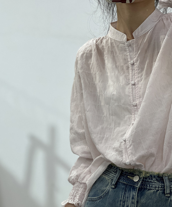人気・品質リネンシャツ・シンプル麻シャツ・ブラウス・トーブス・夏 10枚目の画像