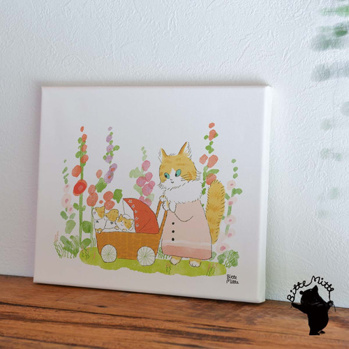 ✨ ツルネ ✨ まねきねこ ダブルチャンス アート ボード キャンバスパネル ✨ ツルネ ✨ まねきねこ ダブルチャンス アート ボード