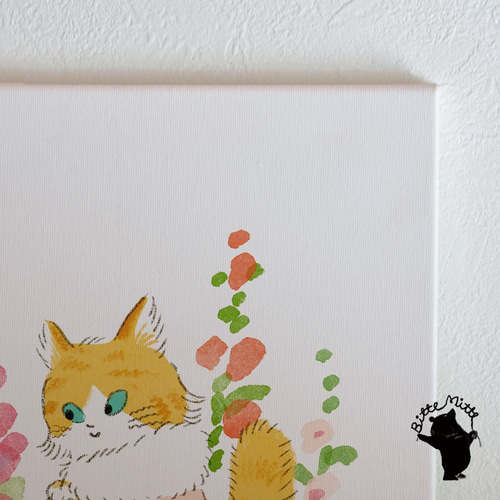 アートパネル 猫 可愛い 出産祝いに イラスト Case garden 通販  