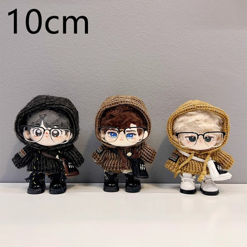 10/15/20cm着せ替えぬいぐるみ服 メイラードセット 3色 着せ替え人形