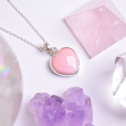 ♡ローズクォーツ、クィーンコンクシェル、ピンクトルマリンのマクラメネックレス 0_42f20ce0734e48df5e23247dfd63