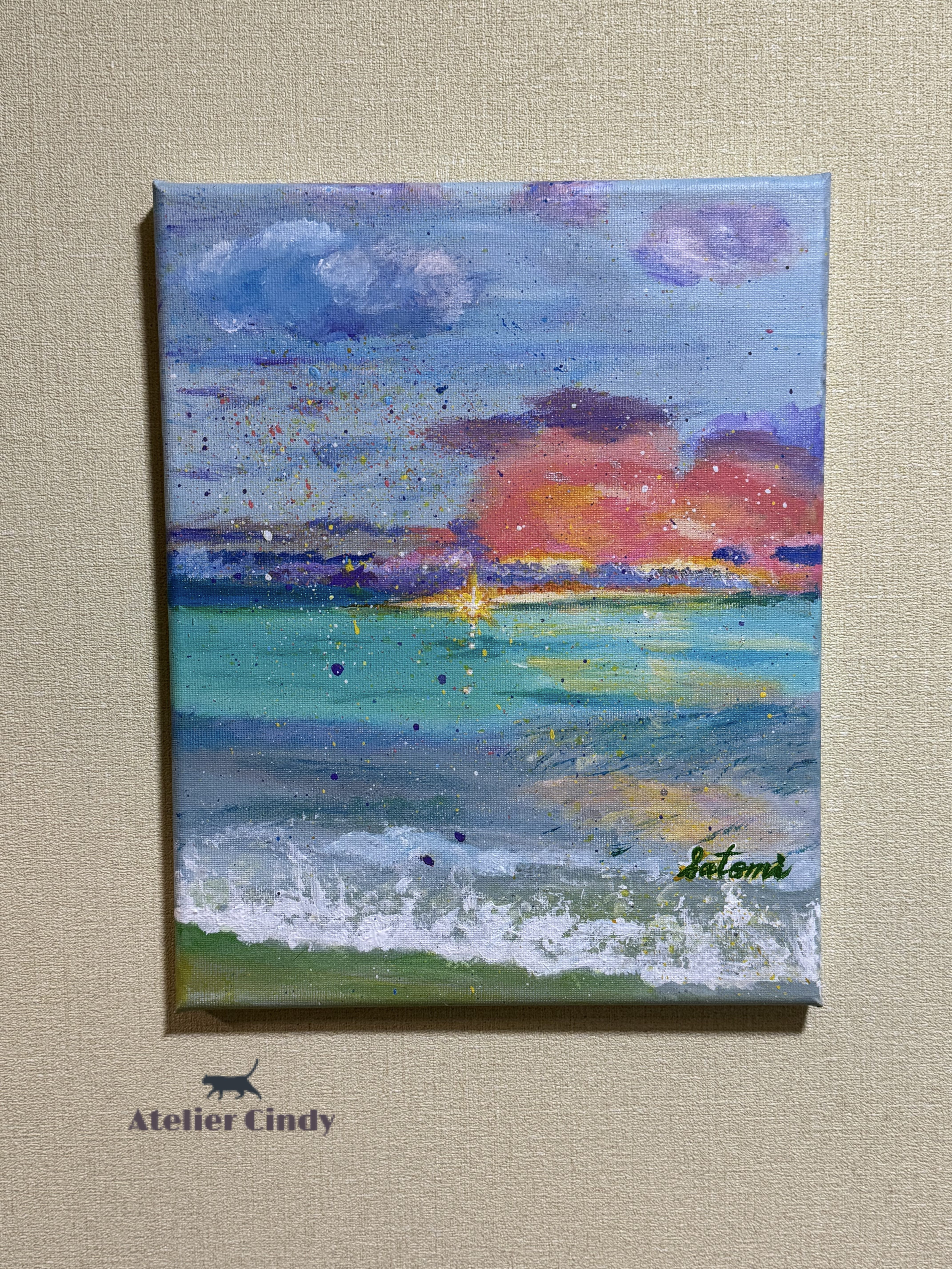 アクリル画・原画】ザ・モーメント 絵画 アトリエシンディ 通販
