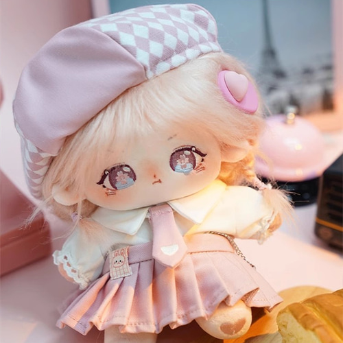 20cmぬいぐるみ 着せ替えぬいぐるみ さくら 桜色髪桜目 アイドル