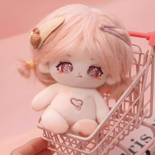 10cmぬいぐるみ 着せ替えぬいぐるみ さくら 桜色髪桜目 アイドル