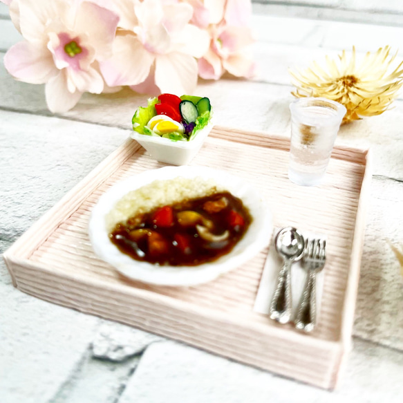 ミニチュアフード カレーライスセット 【公式通販】