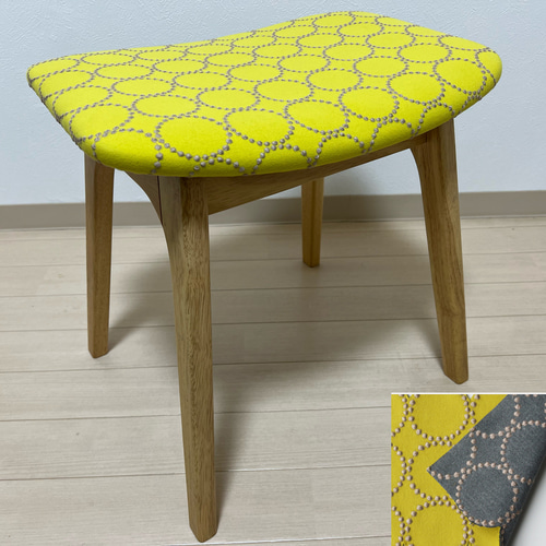 ミナペルホネンタンバリン dop イエロースツールハンドメイド