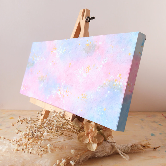 サイズ違い「桜の季節に」コルクボードの原画＊アートパネル 3枚目の画像