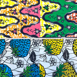 ハギレセット＊12枚組  生地  アフリカ布 アフリカン 小物作り ハンドメイド 手作り 手芸用品 布 カットクロス 4枚目の画像