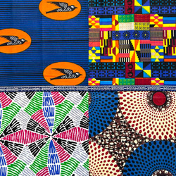 ハギレセット＊12枚組  生地  アフリカ布 アフリカン 小物作り ハンドメイド 手作り 手芸用品 布 カットクロス 4枚目の画像