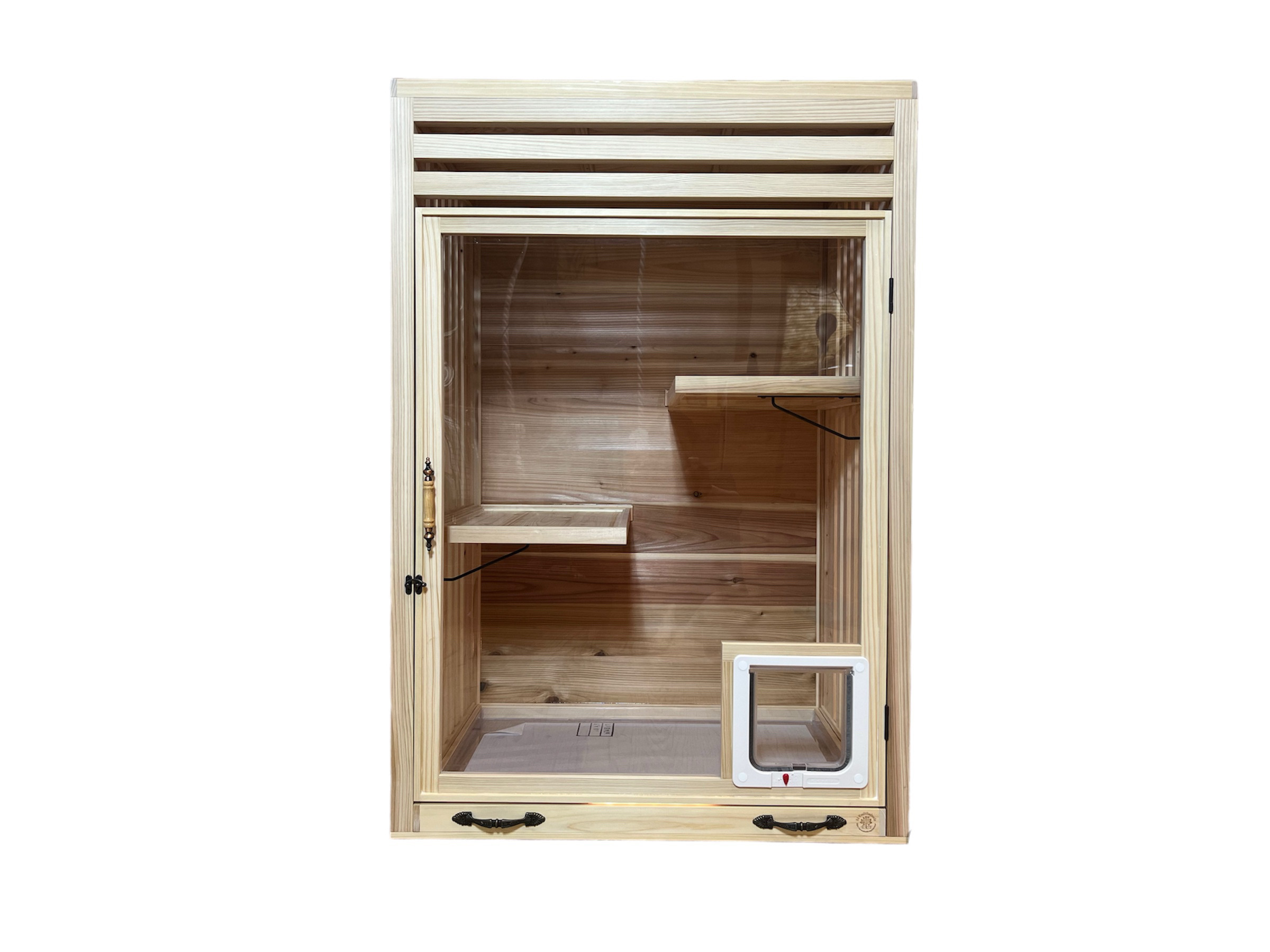 木製ケージ　多頭　ウサギ小屋　ネコの家　ペット小屋　フェレット　チンチラ　大型