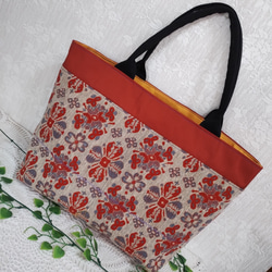 クリスマスカラー☆トートバッグ☆パッチワーク☆ハンドメイド トート