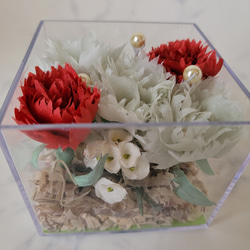 母の日のBOX  布花のカーネーション　　 12枚目の画像