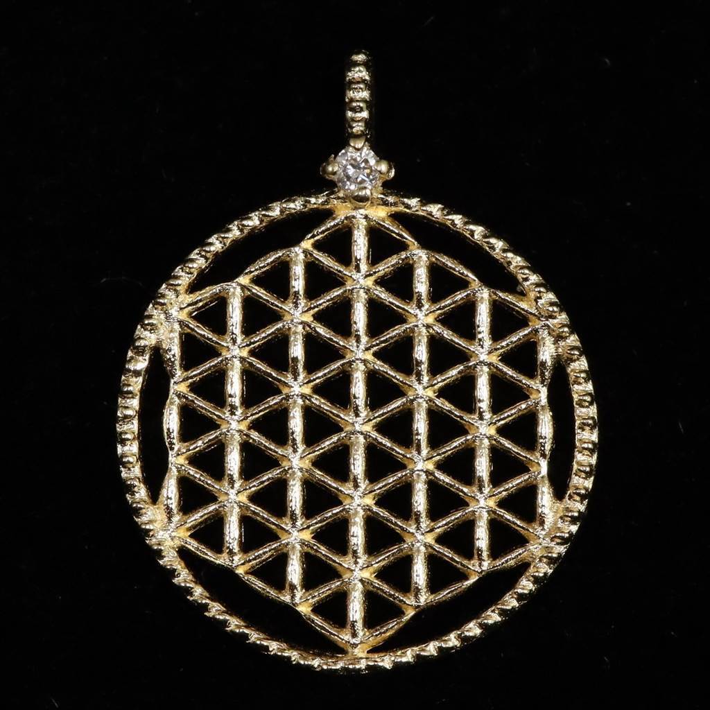 フェナカイト原石 ペンダントチャーム 18金 ロシア産 フェナカイト