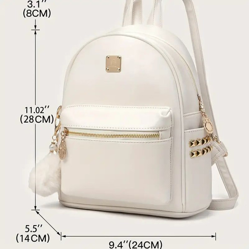 5 447xN2パ ポピー 花柄 ポイント バックパック/リュック ホワイト/白 pointe backpack (white) – POPPY