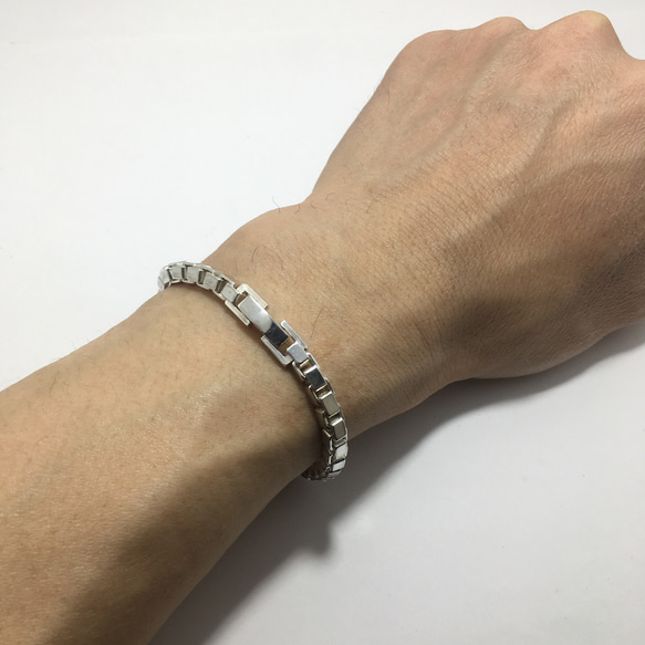 venetian chain bracelet  ベネチアンチェーンブレスレット　　SILVER925 4枚目の画像