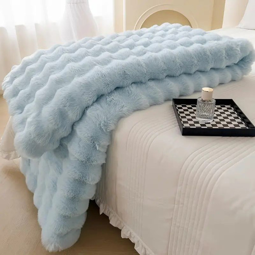 ブランケット 水色 ブランケット 毛布 ひざ掛け 掛け毛布 ソファー