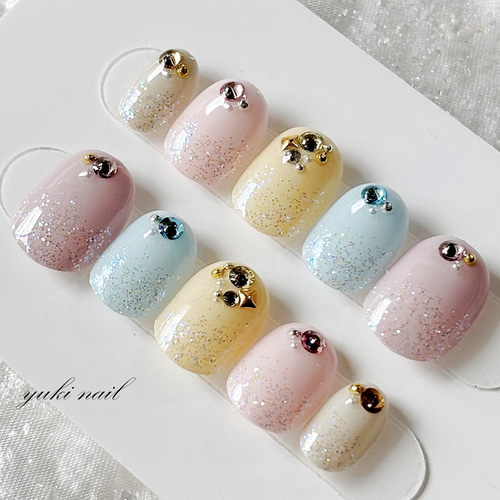colorful ネイルチップ専門 ページ ショッピングゴー shoppinggo ネイルチップ ショート ネイル