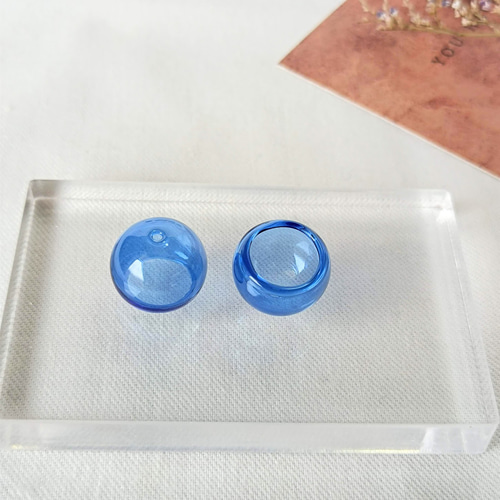 4個】【16mm】風鈴パーツ ガラスボール ガラスドーム ガラスチャーム
