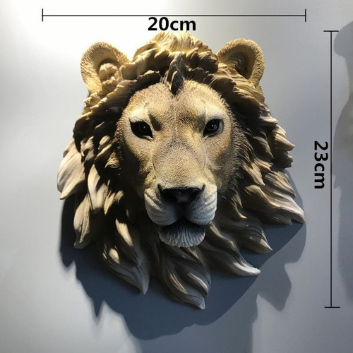 祝開店！大放出セール開催中 レプリカ 動物 インテリア 頭 ライオン ヘッドウォールマウント ぬいぐるみ