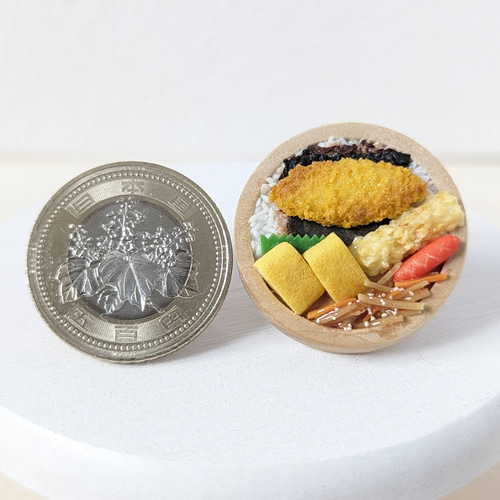 ヘアゴム]]のり弁当 ミニチュア フェイクフード お弁当 個性